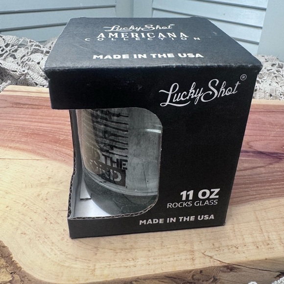 “Defend The Second” Lucky Shot Rocks Glass 11 oz. Made in The USA - Picture 3 of 5